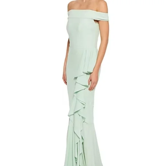 slim fit dress slacks Alexander McQueen Satin Bias Cut Gown – Recess main image 0